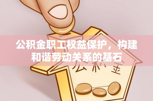 金阳公积金职工权益保护，构建和谐劳动关系的基石