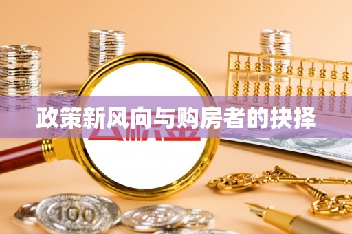 三湾政策新风向与购房者的抉择