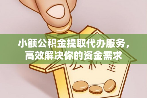 支付小额公积金提取代办服务，高效解决你的资金需求