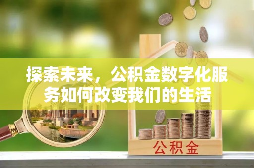 细河探索未来，公积金数字化服务如何改变我们的生活