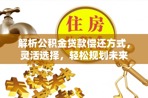 泰山解析公积金贷款偿还方式，灵活选择，轻松规划未来