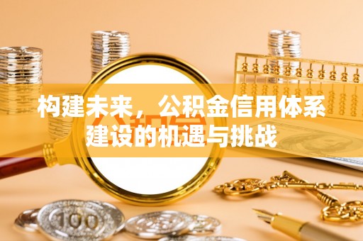 乐业构建未来，公积金信用体系建设的机遇与挑战