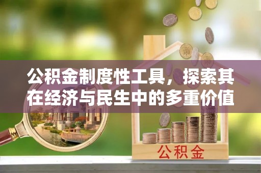 八宿公积金制度性工具，探索其在经济与民生中的多重价值