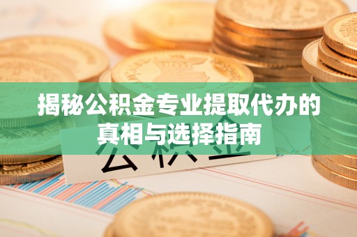 月湖揭秘公积金专业提取代办的真相与选择指南