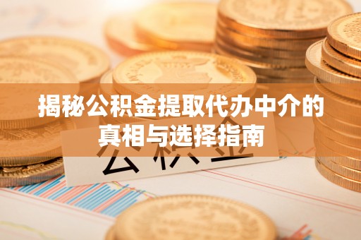 红河揭秘公积金提取代办中介的真相与选择指南