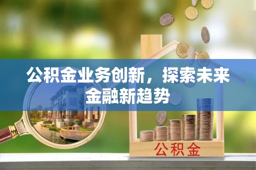 安仁公积金业务创新，探索未来金融新趋势