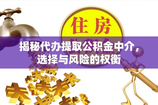 楚雄揭秘代办提取公积金中介，选择与风险的权衡
