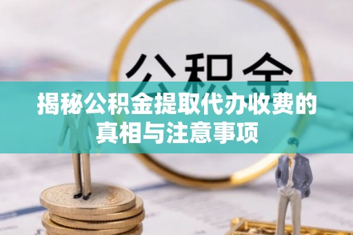 松溪揭秘公积金提取代办收费的真相与注意事项