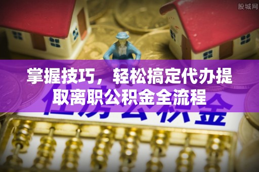 贵定掌握技巧，轻松搞定代办提取离职公积金全流程