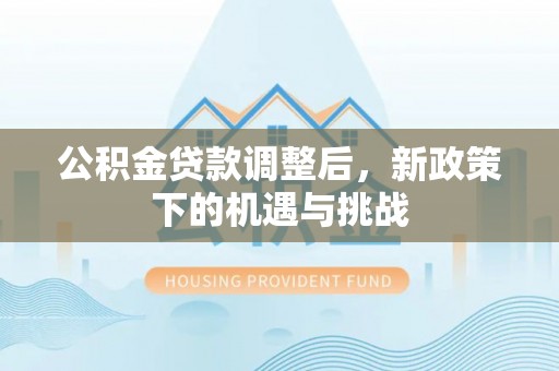 乾安公积金贷款调整后，新政策下的机遇与挑战