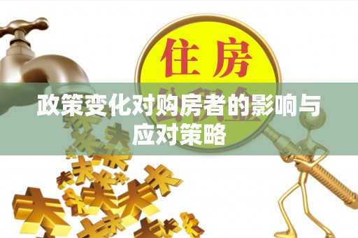 金山政策变化对购房者的影响与应对策略