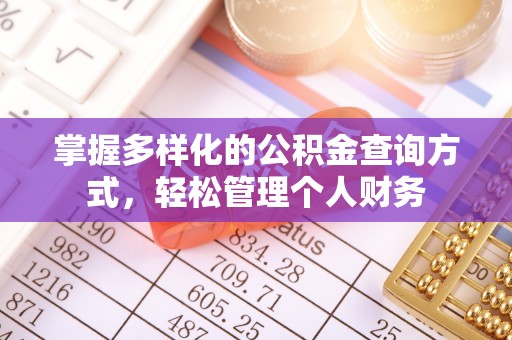 瀍河掌握多样化的公积金查询方式，轻松管理个人财务